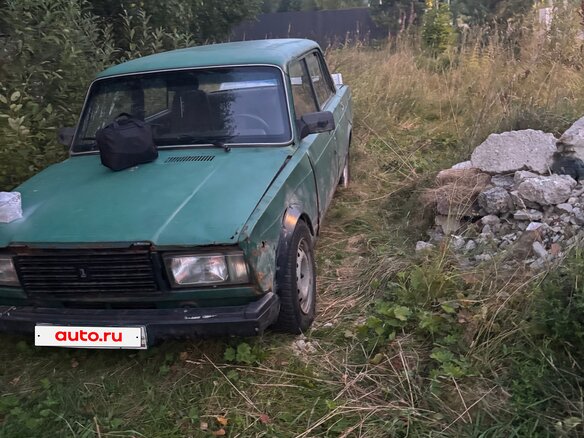 2005 Lada (ВАЗ) 2107, зелёный, 75000 рублей - вид 1