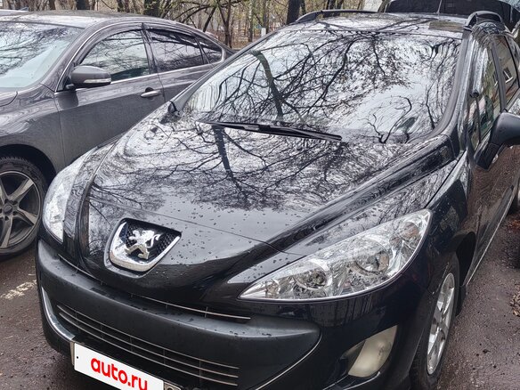 2008 Peugeot 308 I, чёрный, 499999 рублей - вид 1