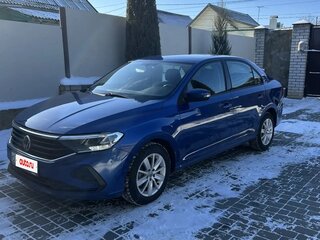 2021 Volkswagen Polo VI, синий, 1395000 рублей, вид 1