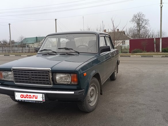 2005 Lada (ВАЗ) 2107, зелёный, 290000 рублей