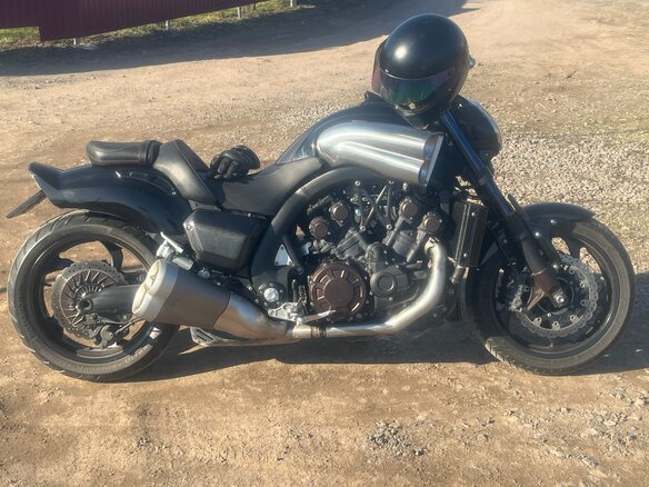 2009 Yamaha VMAX 1700, чёрный, 1175000 рублей