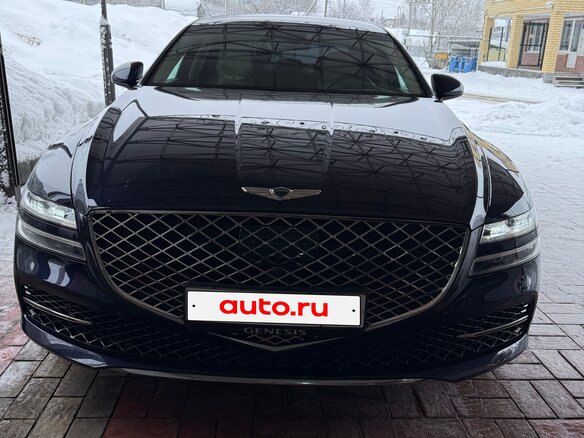 2021 Genesis G80 II, синий, 5600000 рублей - вид 1