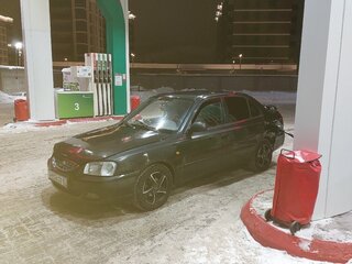 2008 Hyundai Accent ТагАЗ II, чёрный, 175000 рублей, вид 4