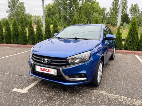 2021 Lada (ВАЗ) Vesta I, синий, 1220000 рублей, вид 5