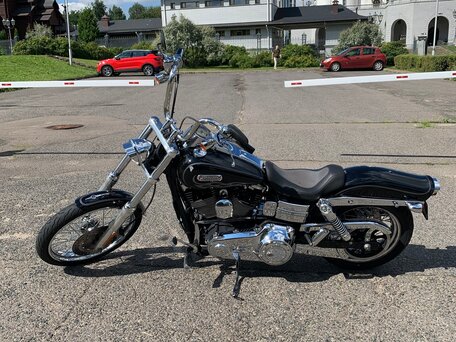 2007 Harley-Davidson Dyna Wide Glide, чёрный, 700000 рублей, вид 2