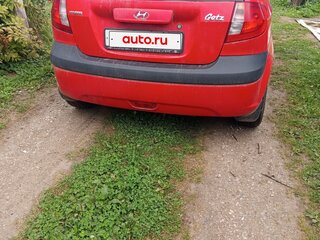 2007 Hyundai Getz I Рестайлинг, красный, 285000 рублей, вид 2