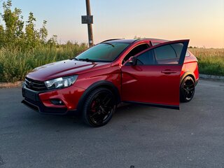 2018 Lada (ВАЗ) Vesta SW Cross I, красный, 1050000 рублей, вид 1