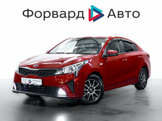2021 Kia Rio IV Рестайлинг, красный, 1299800 рублей, вид 3