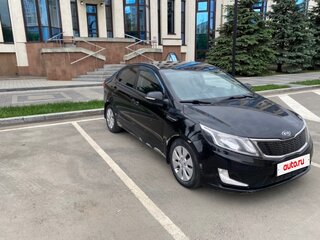 2012 Kia Rio 4-speed III, чёрный, 730000 рублей, вид 3