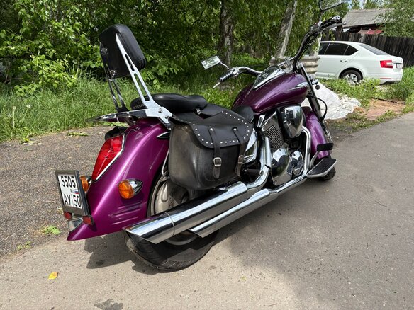 2005 Honda VTX 1300, пурпурный, 725000 рублей - вид 8