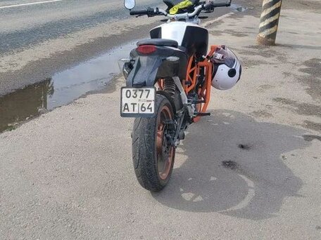 2014 KTM 390 Duke, белый, 300000 рублей, вид 2