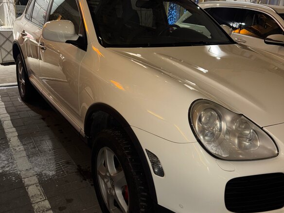 2003 Porsche Cayenne Turbo I (955), белый, 950000 рублей - вид 7