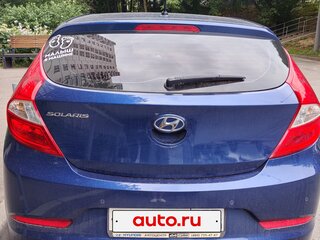 2016 Hyundai Solaris I Рестайлинг, синий, 980000 рублей, вид 2