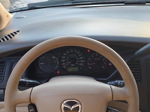 2002 Mazda MPV II (LW), серый - вид 8