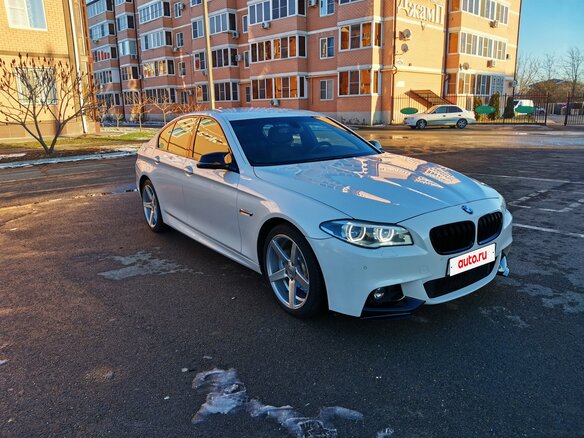2016 BMW 5 серии 520d VI (F10/F11/F07) Рестайлинг, белый, 2100000 рублей - вид 11