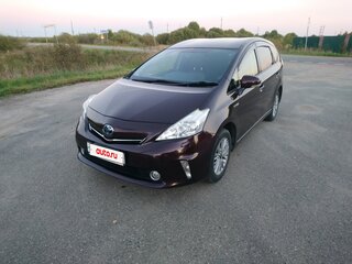 2013 Toyota Prius Alpha I (ZVW40/41), пурпурный, 1480000 рублей, вид 3