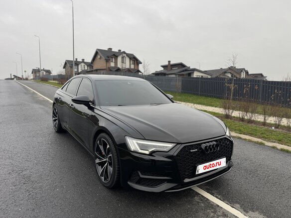 2021 Audi A6 45 TFSI V (C8), чёрный, 4500000 рублей - вид 8