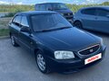 2007 Hyundai Accent ТагАЗ II, чёрный - вид 1