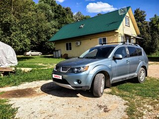 2008 Mitsubishi Outlander II, серый, 690000 рублей, вид 1