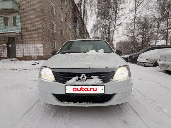 2011 Renault Logan I Рестайлинг, белый, 265000 рублей - вид 1