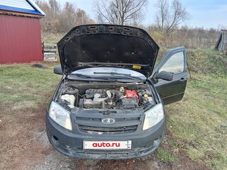2014 Lada (ВАЗ) Granta I, чёрный, 175000 рублей, вид 1