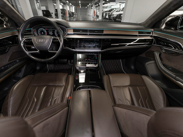 2018 Audi A8 Long 55 TFSI IV (D5), чёрный - вид 7