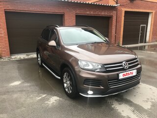 2012 Volkswagen Touareg II, коричневый, 2450000 рублей, вид 4