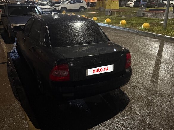 2011 Lada (ВАЗ) Priora I, чёрный, 200000 рублей - вид 3