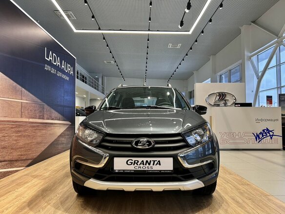 2026 Lada (ВАЗ) Granta Cross I Рестайлинг, серый - вид 2