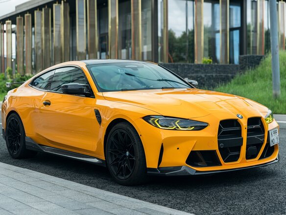 2021 BMW M4 Competition Package G82/G83, жёлтый - вид 5