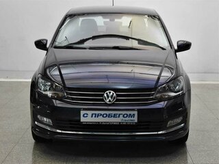 2015 Volkswagen Polo V Рестайлинг, синий, 1225000 рублей, вид 2