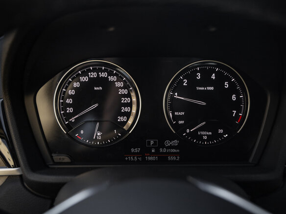 2019 BMW X1 18i sDrive II (F48), синий - вид 12