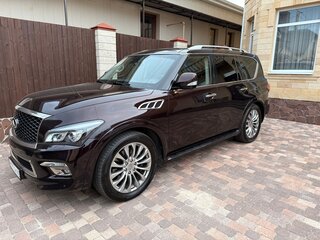 2016 Infiniti QX80 I Рестайлинг, красный, 3299000 рублей, вид 1