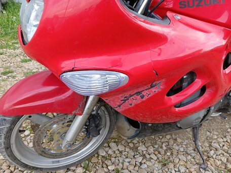 2001 Suzuki GSX 600F Katana, красный, 250000 рублей, вид 4
