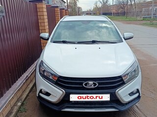 2019 Lada (ВАЗ) Vesta SW Cross I, белый, 940000 рублей, вид 1