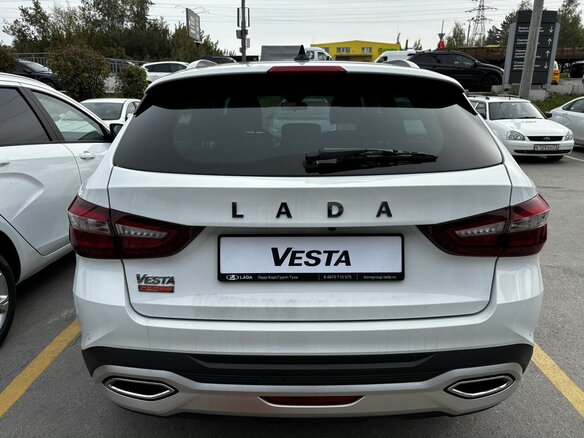 2026 Lada (ВАЗ) Vesta SW I Рестайлинг (NG), белый, 1972000 рублей - вид 4