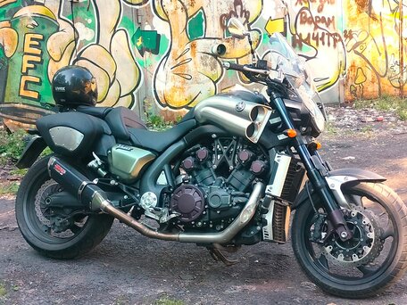 2009 Yamaha VMAX 1700, чёрный, 1800000 рублей, вид 2