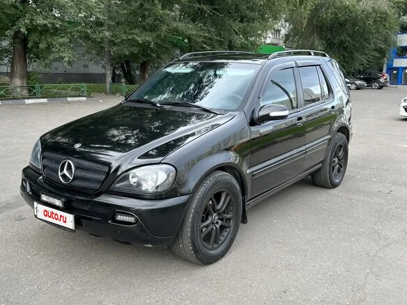 2002 Mercedes-Benz M-Класс 320 I (W163) Рестайлинг, чёрный, 850000 рублей - вид 3
