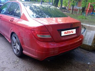 2011 Mercedes-Benz C-Класс 180 BlueEFFICIENCY III (W204) Рестайлинг, красный, 862000 рублей, вид 3