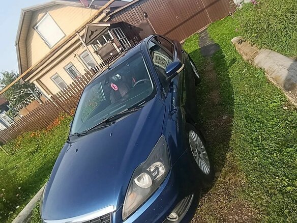 2008 Ford Focus II Рестайлинг, синий, 560000 рублей
