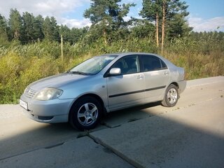 2003 Toyota Corolla IX (E120, E130), серебристый, 340000 рублей, вид 1