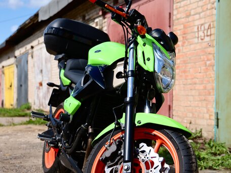 2009 Yamaha XJ6 (FZ6R), зелёный, 400000 рублей, вид 3