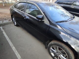 2017 Toyota Camry US Market VII (XV50) Рестайлинг, чёрный, 1650000 рублей, вид 2