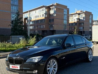 2009 BMW 7 серии Long 740Li V (F01/F02/F04), чёрный, 1350000 рублей, вид 4