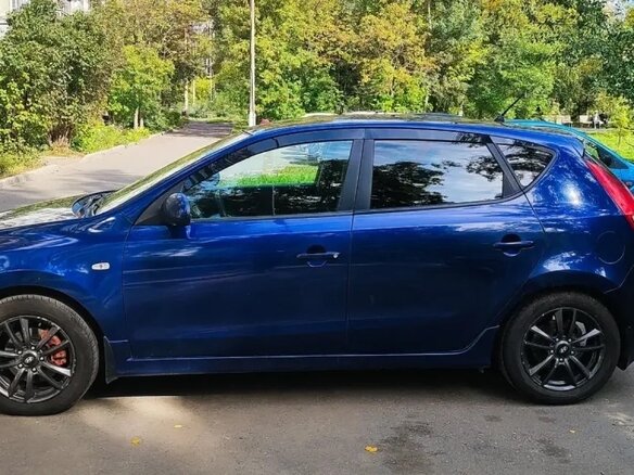 2010 Hyundai i30 I Рестайлинг, синий, 700000 рублей - вид 7