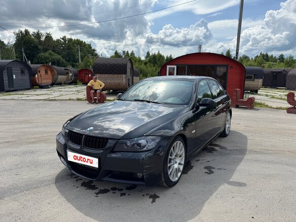 2008 BMW 3 серии 325i V (E90/E91/E92/E93) Рестайлинг, чёрный, 1200000 рублей - вид 18