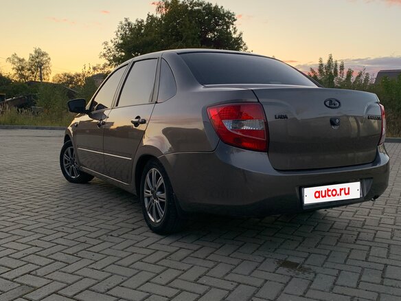 2016 Lada (ВАЗ) Granta I, коричневый, 650000 рублей - вид 6