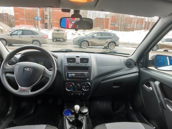 2014 Lada (ВАЗ) Kalina II, белый, 485000 рублей - вид 9