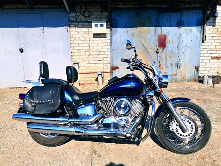 2008 Yamaha XVS1100, синий, 570000 рублей, вид 2
