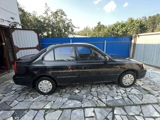 2007 Hyundai Accent ТагАЗ II, чёрный, 270000 рублей, вид 2